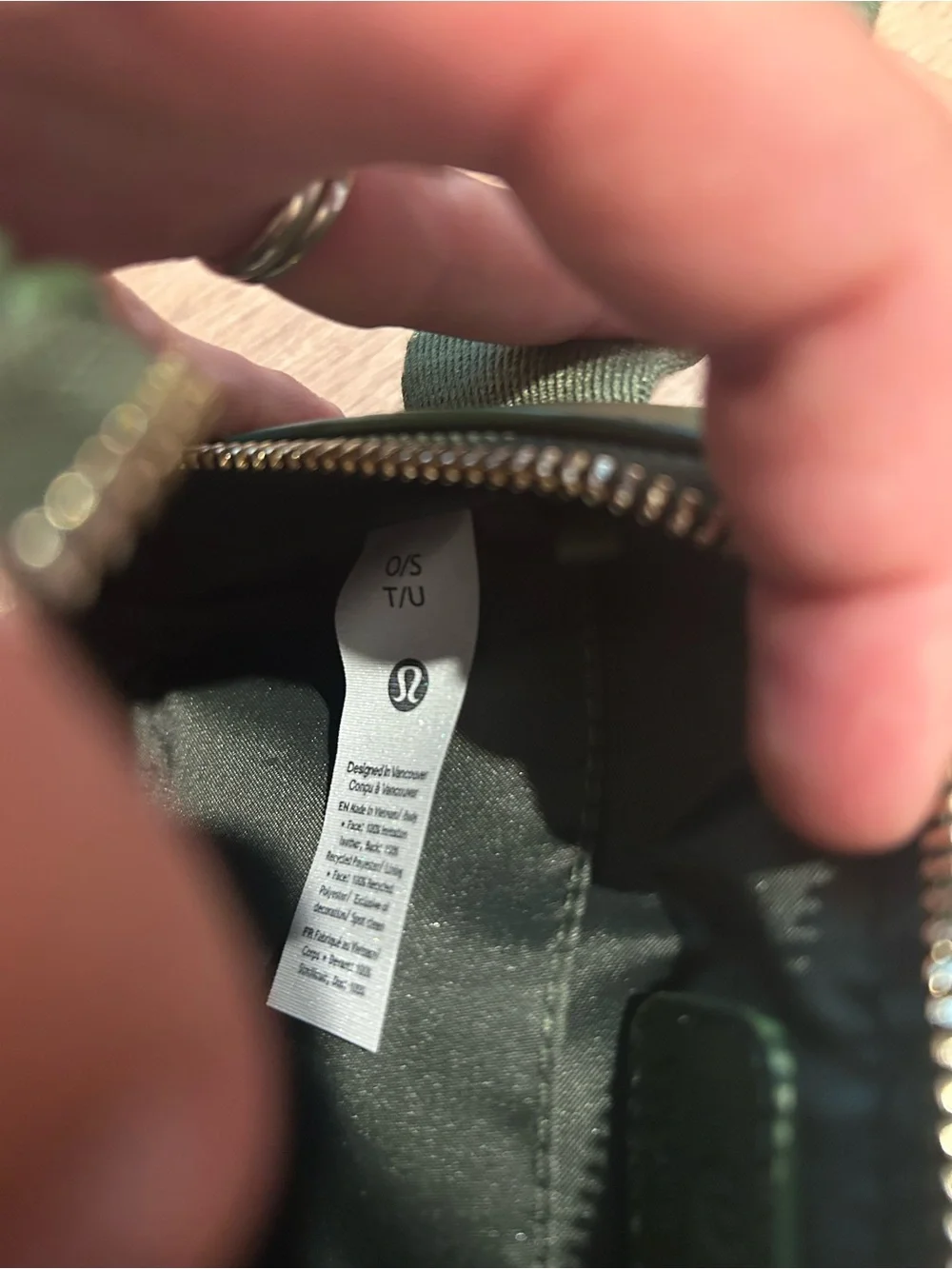 lululemon athletica Forest Green Crossbody Belt Bag